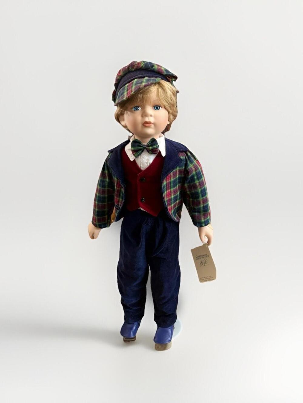 Vintage Collectible Porcelain Doll By House Of Lloyd 25"T 1996 "Edward"